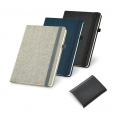 Caderno capa Tecido 148 x 210 mm Personalizado - 93725