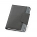 Capa couro sintético com caderno Personalizada - 93788