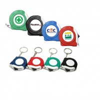 Chaveiro Trena Emborrachada de 5 Metro  Personalizada - 10585
