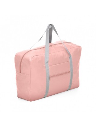 Bolsa de Viagem Dobrável Outubro Rosa Personalizada - 02093