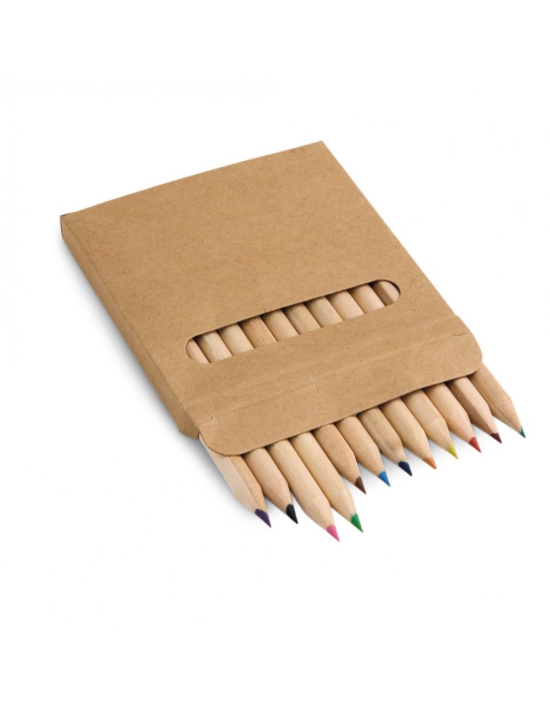 Conjunto mini lápis de cor personalizado - 51747