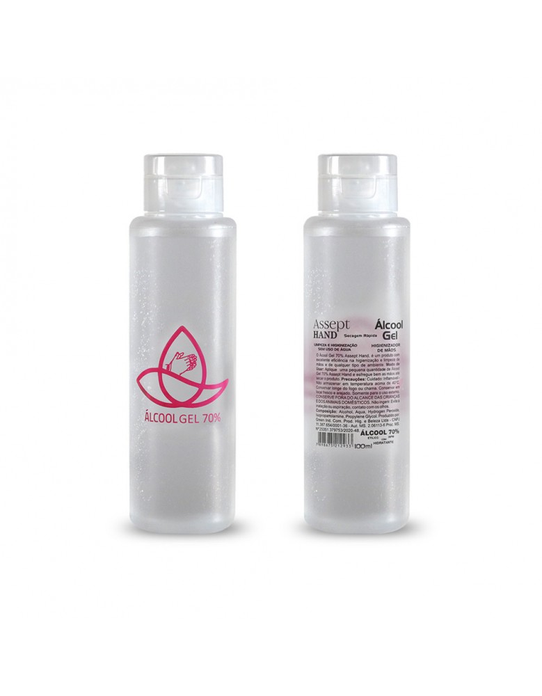 Álcool Gel 70% Antisséptico 100ml Personalizado - 94893