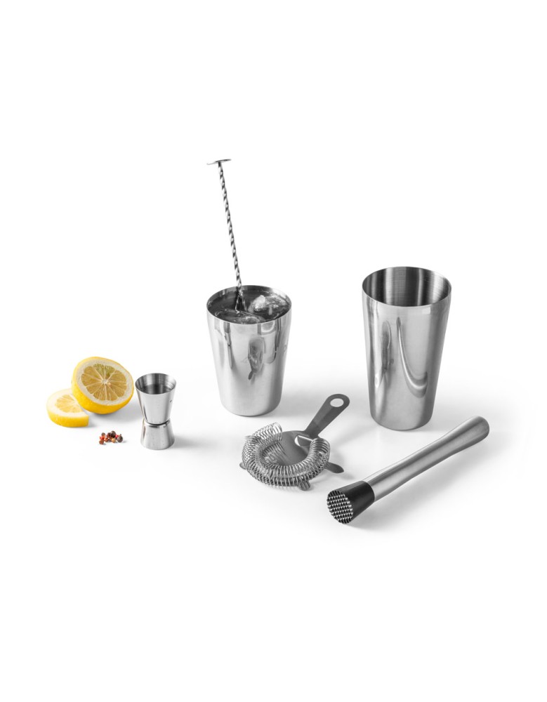 Kit Coqueteleira Inox para shaker Personalizada - 94043