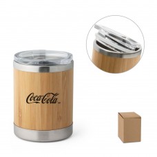 Copo de Bambu e aço Inox de Parede Dupla350 ml  Personalizada  - 94761