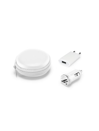 Kit de carregadores USB personalizado - 57312