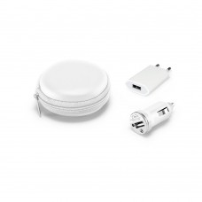 Kit de carregadores USB personalizado - 57312