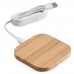 Carregador por indução em Bambu personalizado - 57910