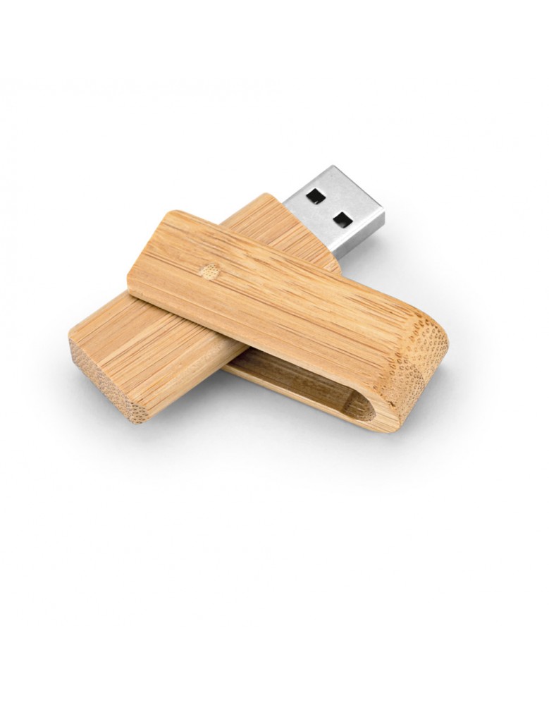 Pen drive 8GB em bambu Personalizado - 97539