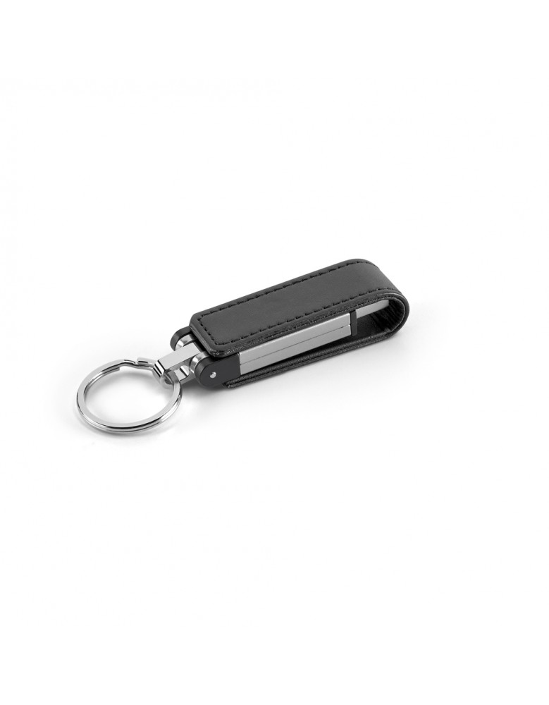 Pen drive 16GB em couro sintético Personalizado - 97543