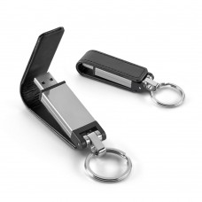 Pen drive 16GB em couro sintético Personalizado - 97543