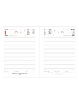 Agenda Diária 2025 Personalizada - 12293