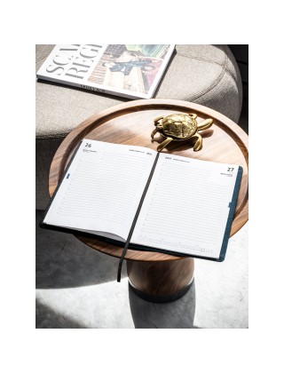 Agenda A5 Capa  rPET e PU reciclado Personalizada  - 66088