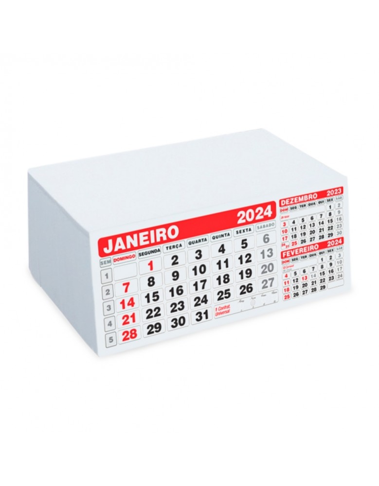 Folhinha Calendário 2024  Personalizado -12658