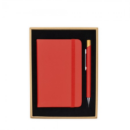 Kit Executivo Personalizado 2 Peças com Caderneta e Caneta -19029