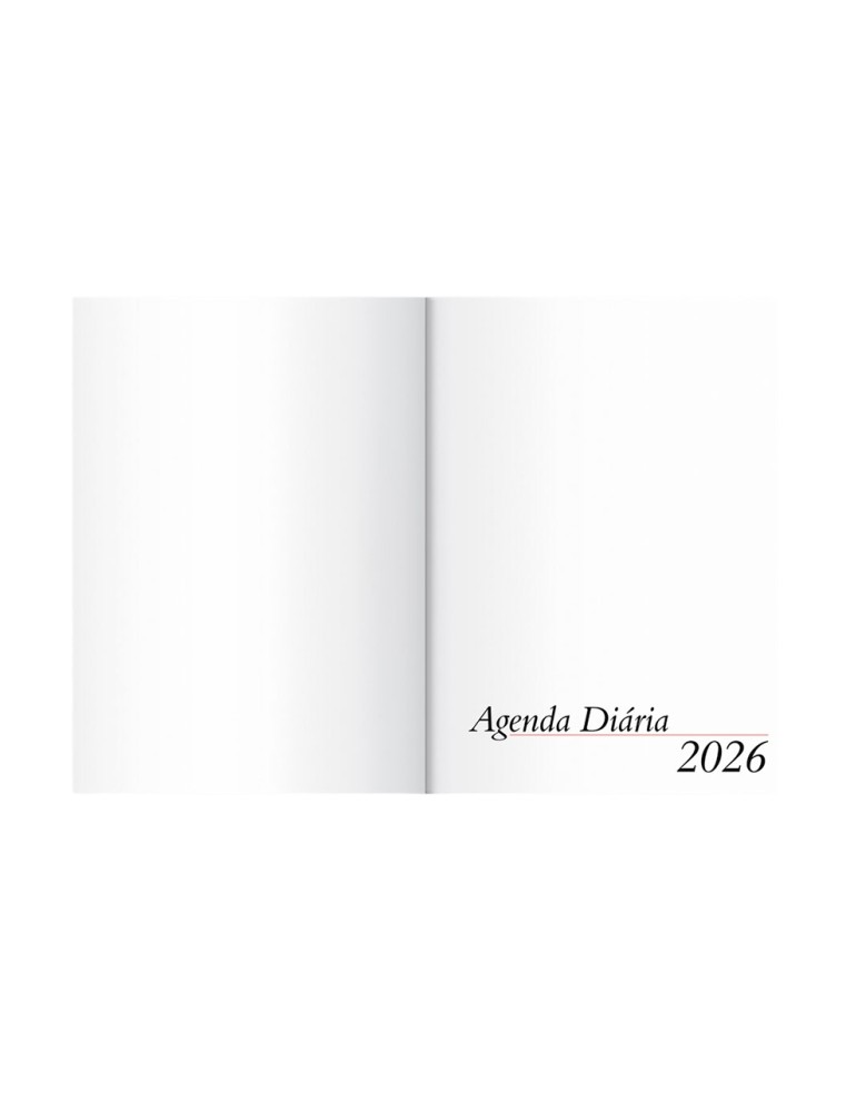 Agenda Diária 2026 Personalizada - 12362