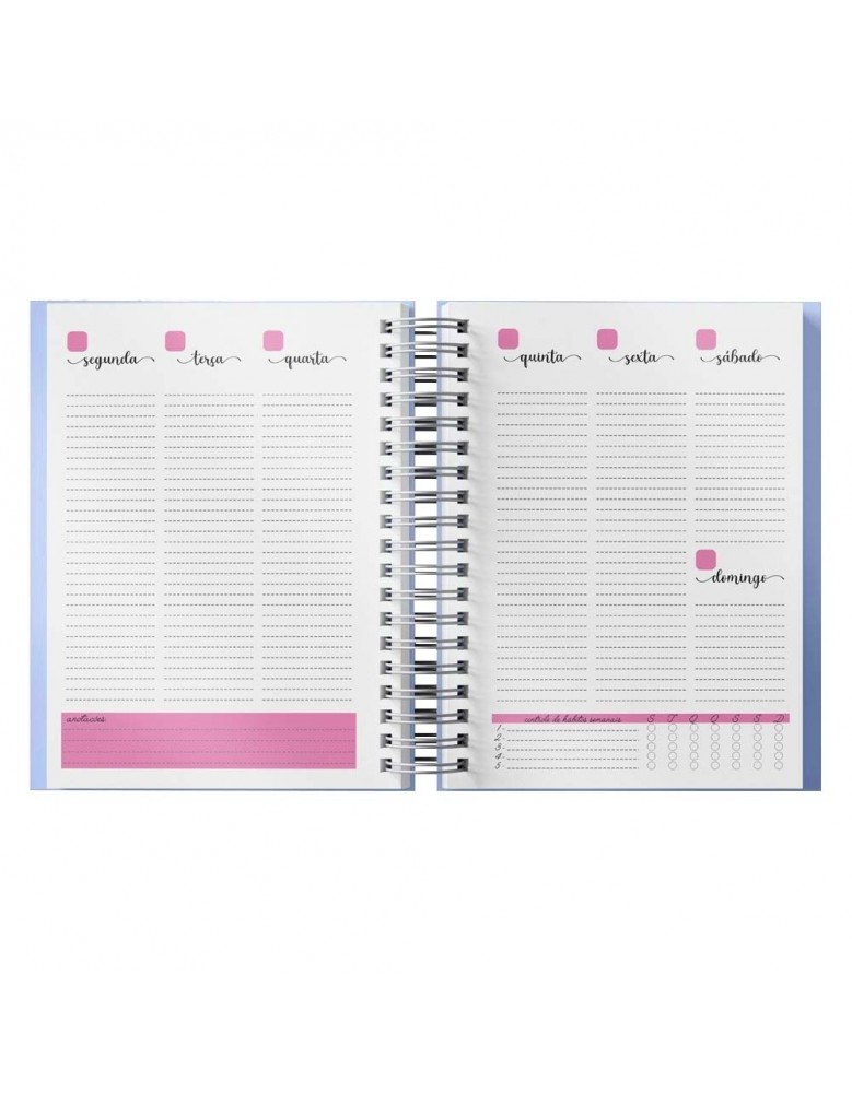 Planner Percalux Anual Personalizada - 14757