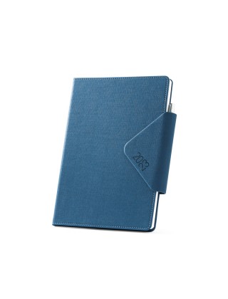 Agenda A5 em couro sintético com fecho magnético Personalizada  - 66059