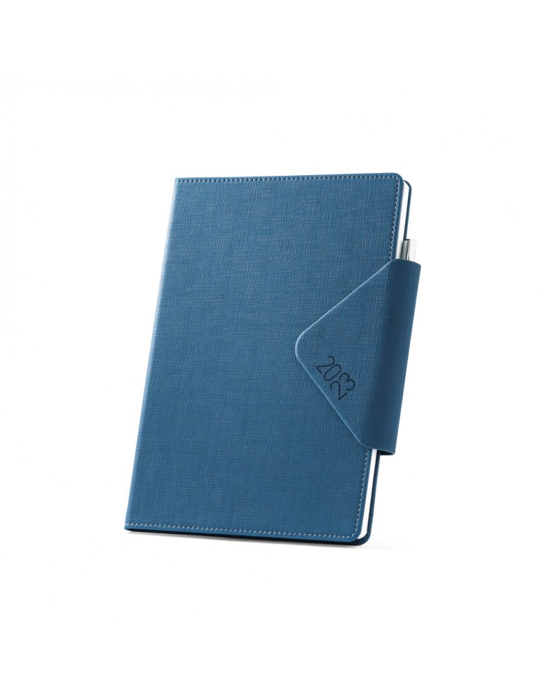 Agenda A5 em couro sintético com fecho magnético Personalizada  - 66059