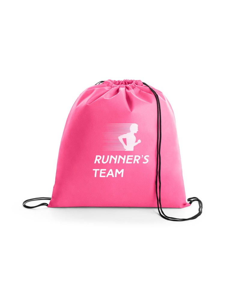 Sacola tipo mochila em TNT personalizada para Outubro Rosa - 92904