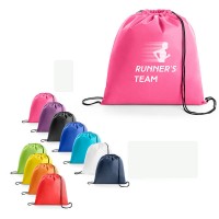 Sacola tipo mochila em TNT personalizada para Outubro Rosa - 92904