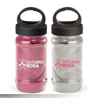 Kit toalha e garrafa personalizada para Outubro Rosa - 99967