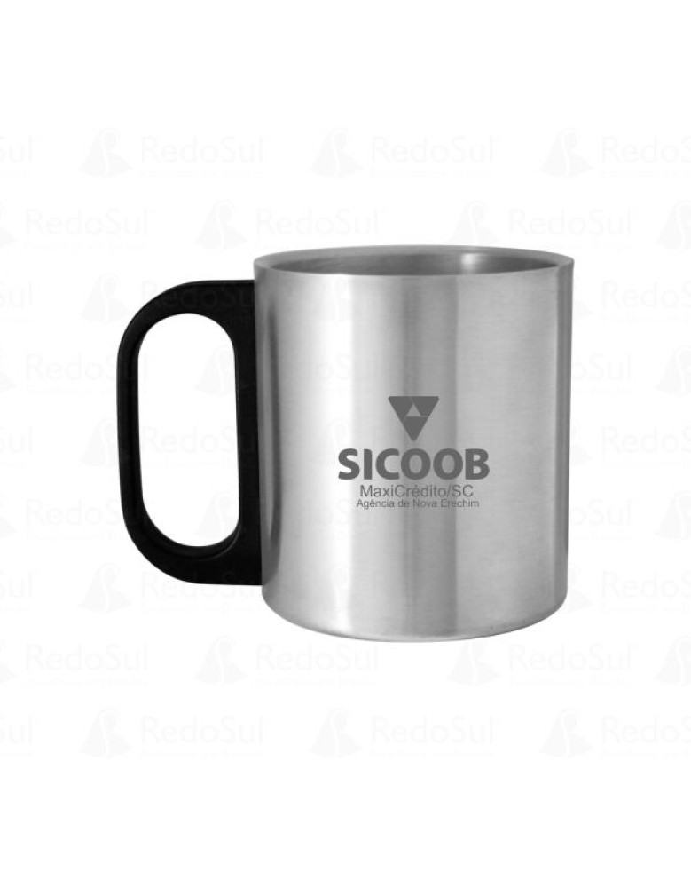 Caneca Inox 180ml Personalizada Para o Dia das Mães - 7392