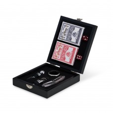 08128 - Kit Vinho com Jogo de Baralho Personalizado