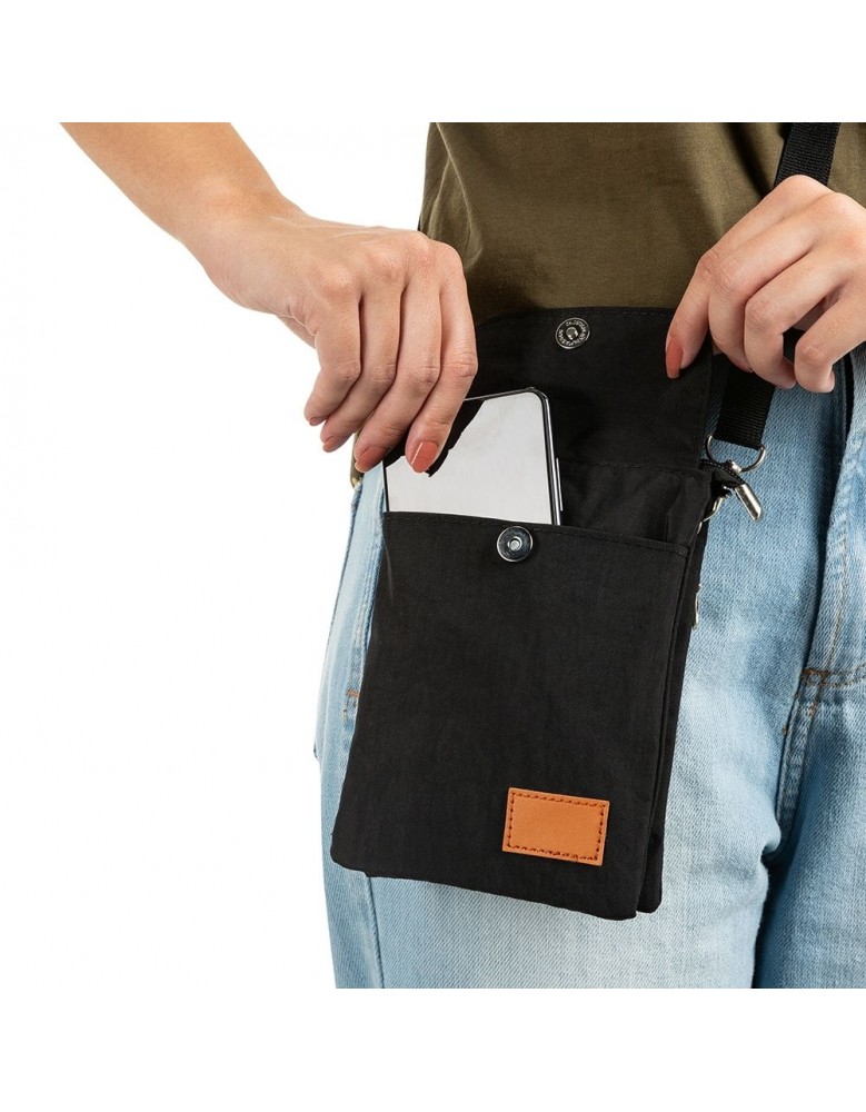 Mini Bolsa Transversal de Nylon Personalizada - 01227