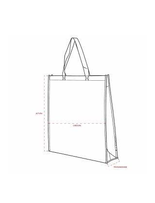  Sacola TNT Metalizado Personalizada – Brinde Promocional 09142